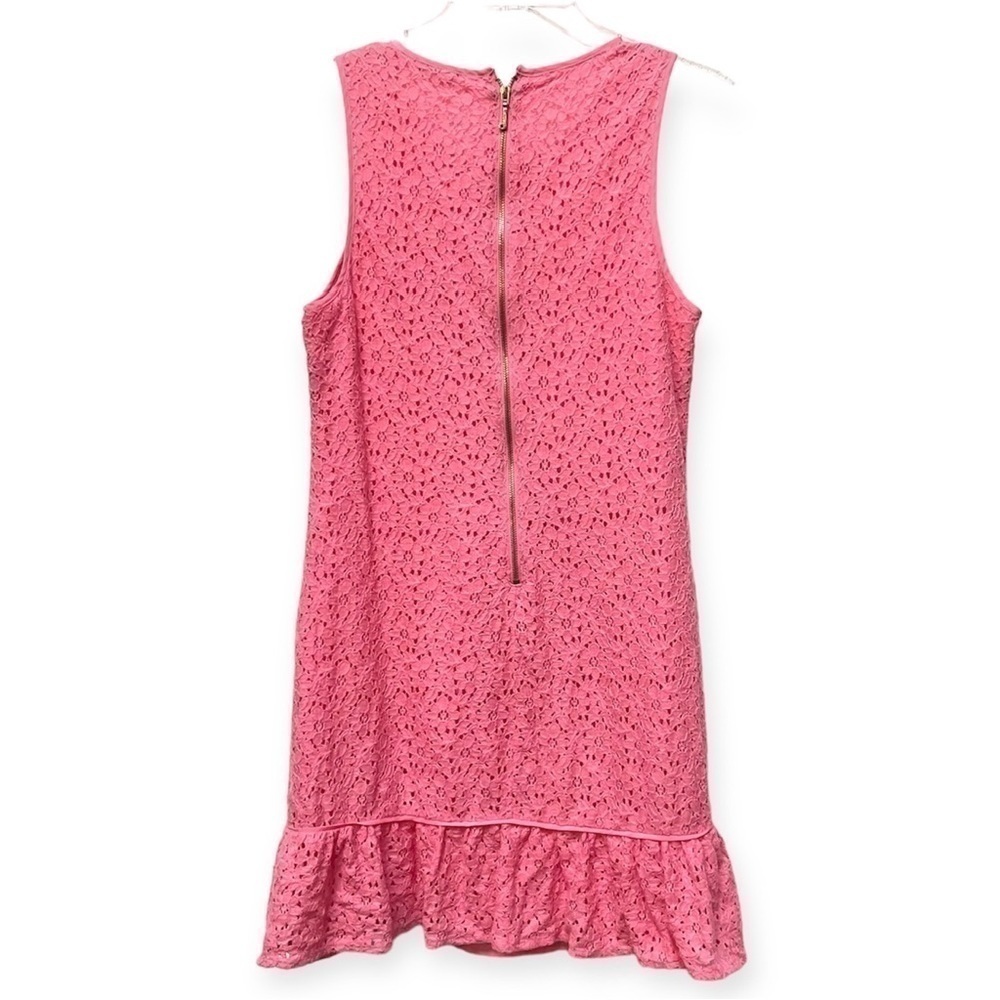 Juicy Couture Floral Lace Ruffle Sleeveless Dress - Picture 5 of 11